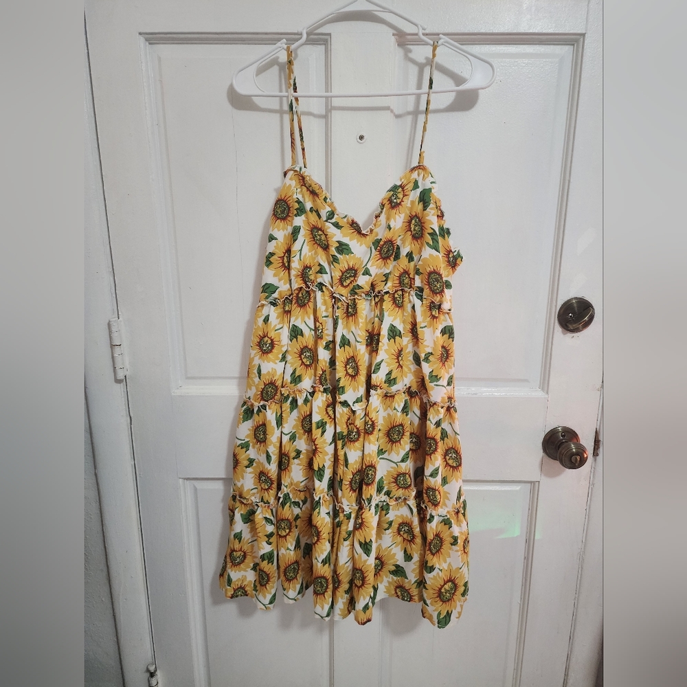 Women's sunflower dress